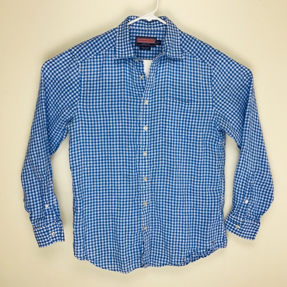 Vineyard Vines Other - Vineyard Vines 100% linen mens long sleeve button up shirt M